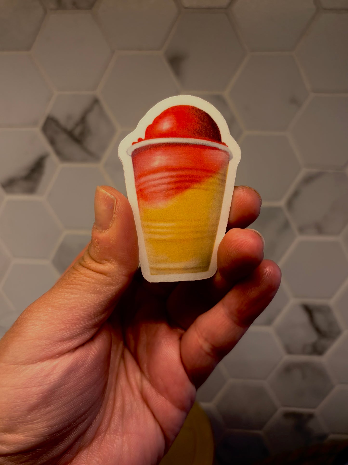 Philly Water Ice Vinyl Sticker | Hand Drawn Philly Summer Treat